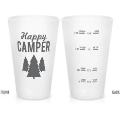 SiliPint Happy Camper 16oz Pint Glass